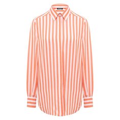 Рубашка из хлопка и льна Kiton