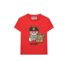 Хлопковая футболка Moschino