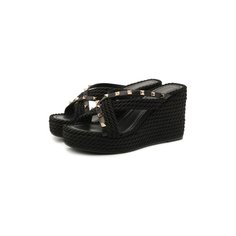 Кожаные сабо Valentino Garavani Rockstud Torchon Valentino