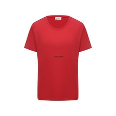 Хлопковая футболка Saint Laurent