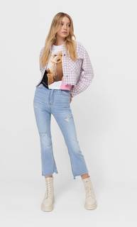 Stradivarius Футболка «Мишка» Ко Дню Святого Валентина Женская Коллекция Белый M