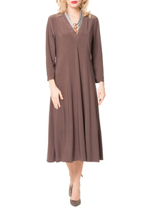 Платье женское KATA BINSKA Dani 191040 коричневое 48