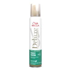Мусс для волос Wella Deluxe Perfect Fixation суперсильная фиксация 200 мл