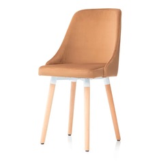 Стул Baggio коричневый велюр StoreForHome / YB-583-BROWN