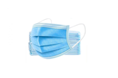 Маска медицинская защитная одноразовая трехслойная 50 шт. Anhui Hualing Textile Co., Ltd