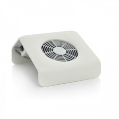 Маникюрный пылесос Soline Charms маленький кожзам белый, 30W.