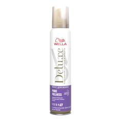 Мусс для волос Wella Deluxe Pure Fullness суперсильная фиксация 200 мл