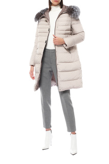 Пуховик-пальто женский LE MONIQUE 217002000 серый 52