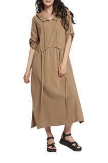 Платье женское D`imma 2079 коричневое 44