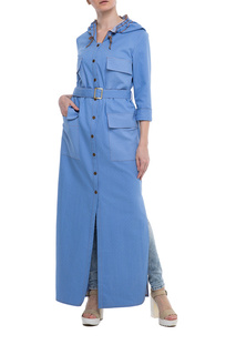 Плащ женский Adzhedo 6231 голубой 2XL