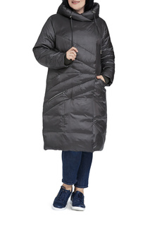 Пуховик-пальто женский D`imma 2020 зеленый 56-170