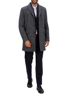 Пальто мужское BAZIONI 2062У M Mohair синее 50-176