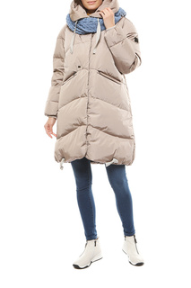 Пуховик-пальто женский RIO VERTI R12025816 бежевый 42
