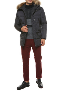 Пуховик мужской RIO VERTI R2032FUR5802 синий 54