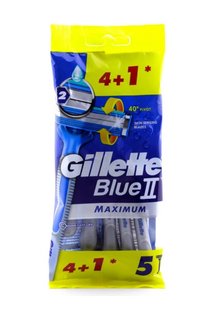 Джилет / Gillette Blue2 Maximum - Одноразовые станки для бритья 5 шт