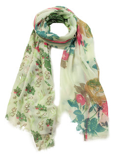 Палантин женский Venera 3424701 зеленый, 90х180 см