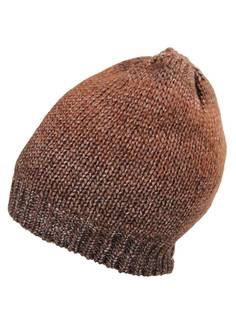 Шапка бини женская Venera 9808187 коричневая, р. 54-56