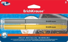 Фломастеры ArtBerry. Metallic Easy Washable. 2 цвета Erich Krause