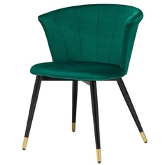 Стул Marlon зеленый велюр StoreForHome / A-8118-GREEN