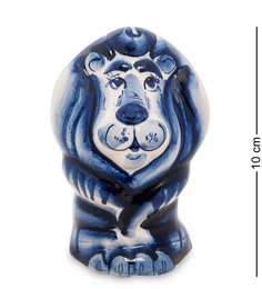 Фигурка "Лев" бол. (Гжельский фарфор) Art East