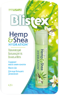 Blistex Бальзам для губ Hemp&Shea Ваниль с мятой 4,25 гр.