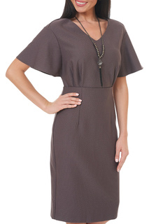 Платье женское Argent ALDS8015-2 коричневое 50