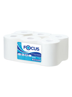 Полотенце бумажное HAYAT FOCUS JUMBO в рулоне 1-сл 280 м БЕЛОЕ H-5036889