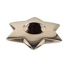 Подсвечник Papstar Звезда серебристая 1шт. PS-86518