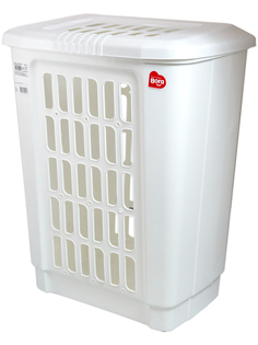 Корзина BORA для белья белая 41л. 1 шт. ПЛ-BO142w