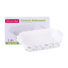 Форма керамическая для запекания 25*15*5см Kamille