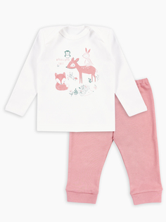 Комплект детский Wooly Wool Веселый малыш 623332/w/F/молочный р.86