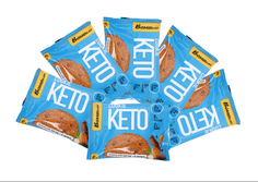 Bombbar Печенье Keto Cookie, 6шт по 40г (Шоколадный крем и миндаль)