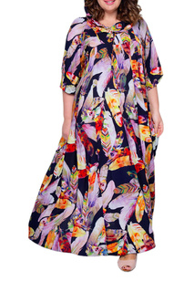 Платье женское KR 1611/1 фиолетовое 52