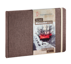 Альбом для акварели Hahnemuhle Watercolour book A6 30л 200г целлюлоза, мелк зерно, беж