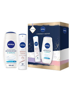 Набор Nivea "Увлажнение и забота"Гель для душа,250мл+Дезодорант-антиперспирант 150мл