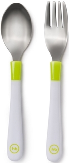 Набор столовых приборов Happy Baby Baby Cutlery Set 15027 Lime