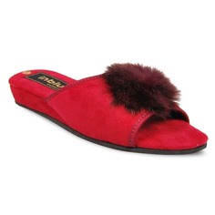 Домашние тапочки женские Inblu AP-1S-016 бордовые 39 RU