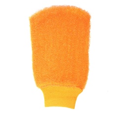 Мочалка-массажер Markethot в форме рукавицы Bath Towel, 13х21 см (Цвет: Оранжевый )