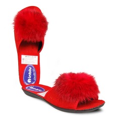 Домашние тапочки женские Inblu NP-6V-003 красные 38 RU