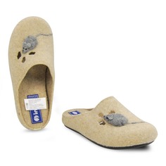 Домашние тапочки женские Inblu RO-3G бежевые 36 RU