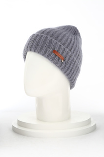 Шапка бини женская Noryalli 49512 серая, р. 57
