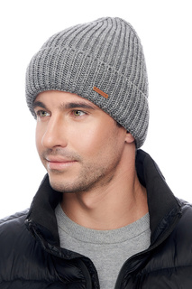 Шапка бини мужская Marhatter MMH10916 серая, р. 59