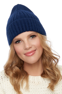 Шапка бини женская Marhatter MWH10875 синяя, р. 58