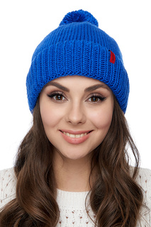 Шапка бини женская Marhatter MWH9832/2 синяя, р. 58