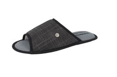 Домашние тапочки мужские de fonseca BARI TOP E PA M722R1 черные 46-47 RU