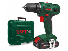 Шуруповерт аккумуляторный DWT ABS-18 L-2 BMC