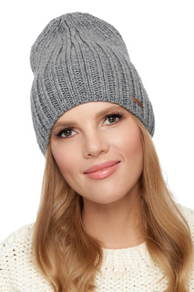 Шапка бини женская Marhatter MWH10714 серая, р. 58