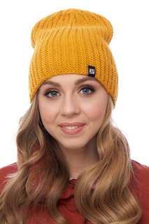 Шапка бини женская Marhatter RWH11045 желтая, р. 58