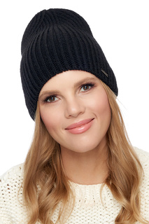 Шапка бини женская Marhatter MWH10973 черная, р. 58