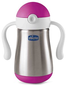 Чашка-поильник Chicco Power Cup 18м+ розовый, 237 мл